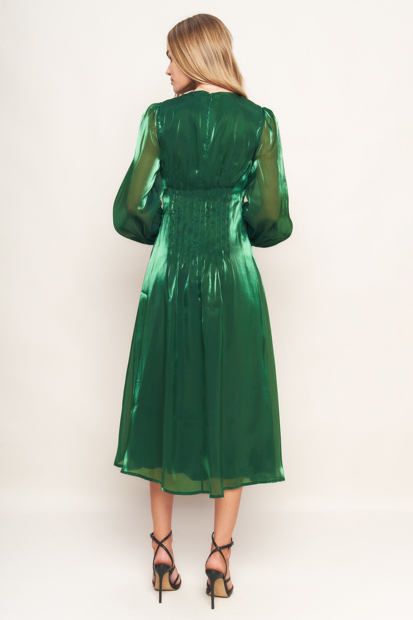 VITAL MOMENT WOVEN MIDI DRESS Flying Tomato